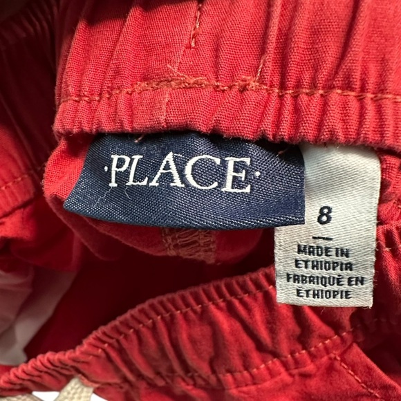 The Children's Place Boy's Red Drawstring Shorts Size 8 - Picture 8 of 8
